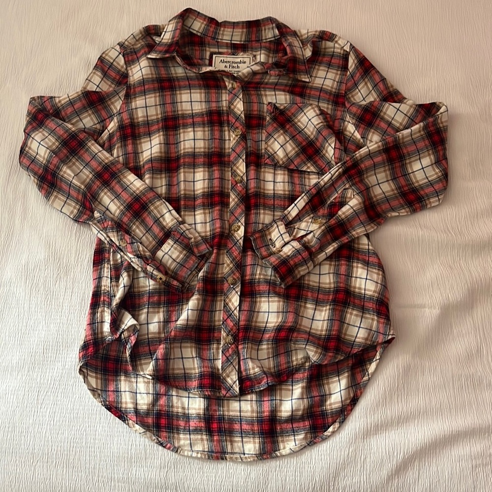 A&F button up flannel